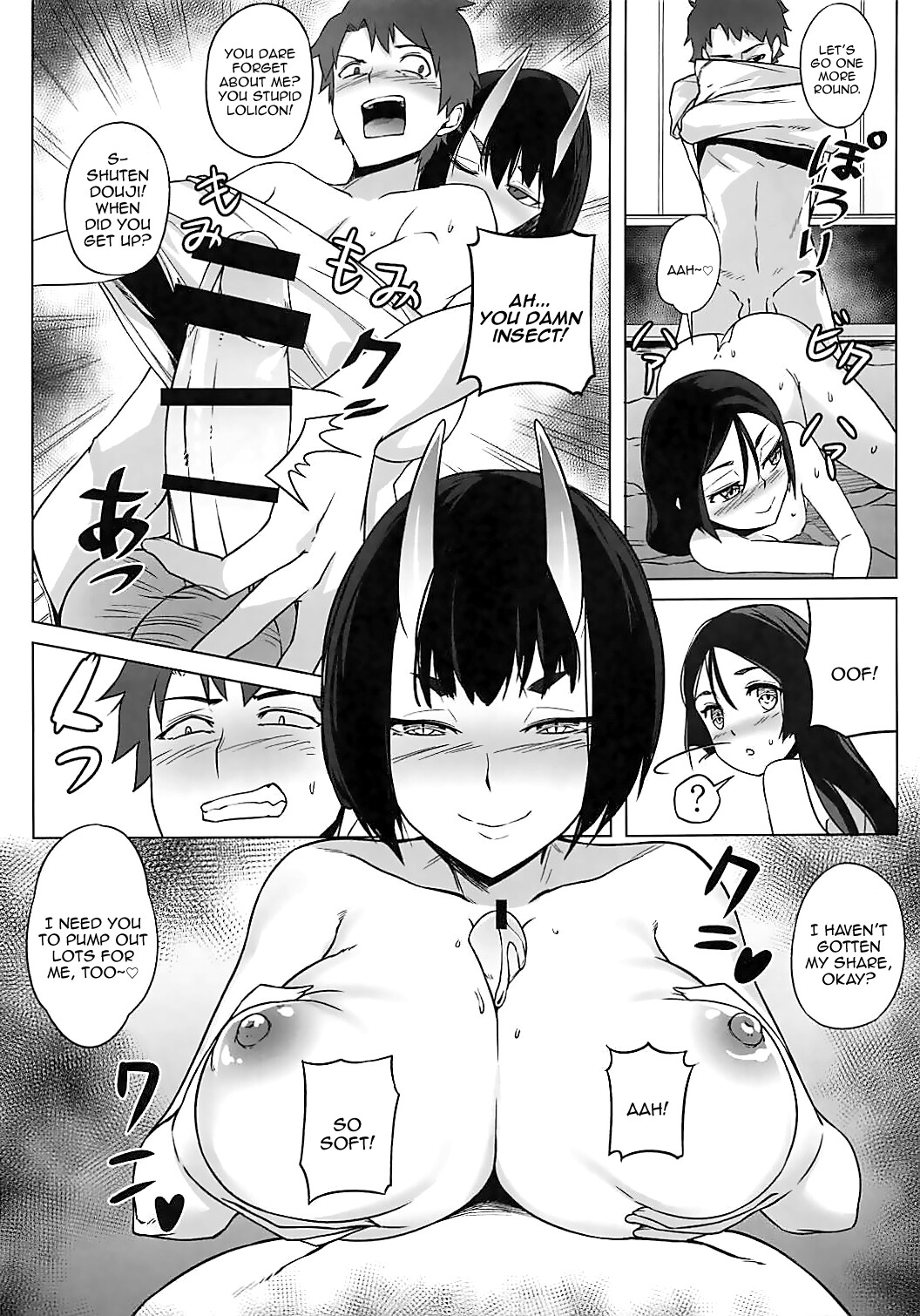 Hentai Manga Comic-Loli Raikou and Onee Shuten-Read-17